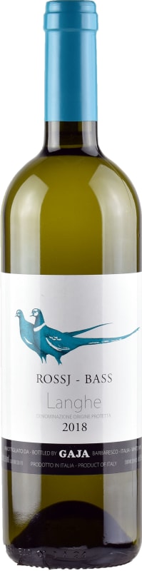 Gaja Rossj-Bass Bianco (375ML half-bottle) 2018 Front Bottle Shot