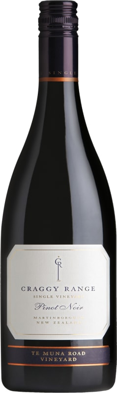 Craggy Range Winery Te Muna Road Vineyard Pinot Noir 2015 Front Bottle Shot