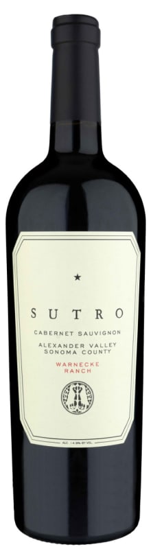 Sutro Cabernet Sauvignon 2018 Front Bottle Shot