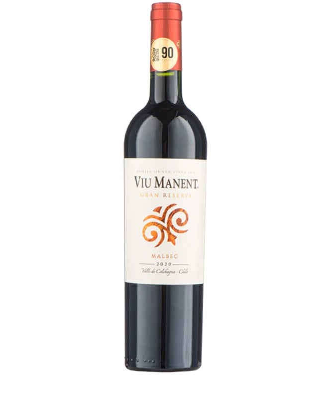 Viu Manent Gran Reserva Malbec 2020 Front Bottle Shot