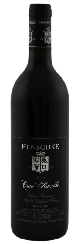 Henschke Cyril Cabernet Sauvignon 1999 Front Bottle Shot