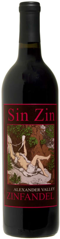 Alexander Valley Vineyards Sin Zin Zinfandel (1.5 Liter Magnum) 2014 Front Bottle Shot