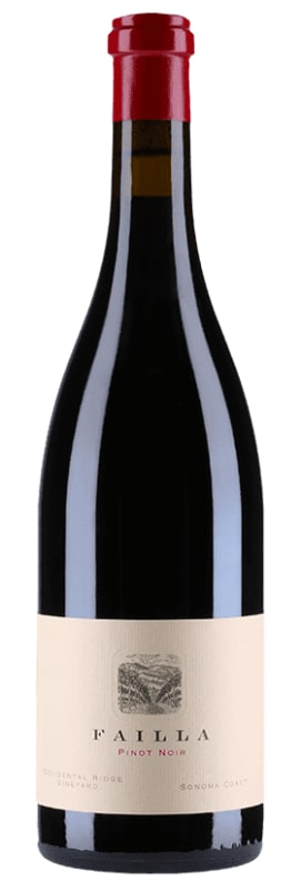 Failla Occidental Ridge Vineyard Pinot Noir 2019 Front Bottle Shot