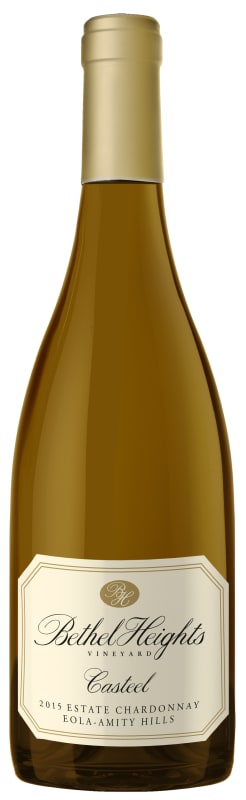 Bethel Heights Casteel Chardonnay 2014 Front Bottle Shot