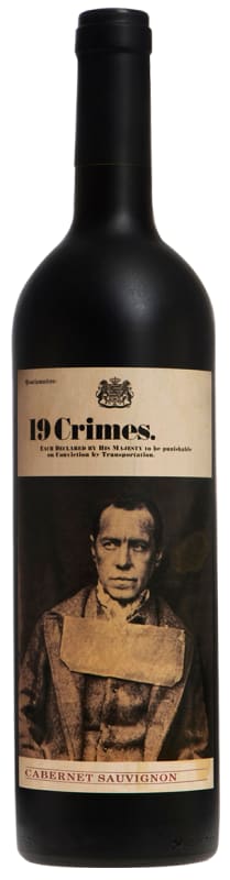 19 Crimes Cabernet Sauvignon 2019 Front Bottle Shot