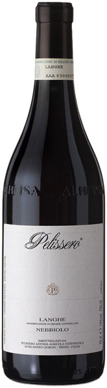 Pelissero Nebbiolo Langhe 2021 Front Bottle Shot