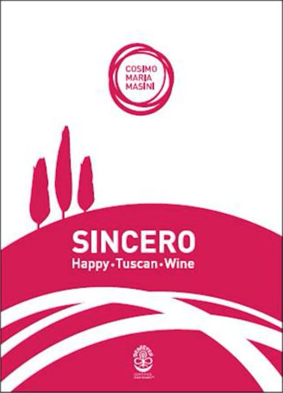 Cosimo Maria Masini Sincero 2016 Front Label