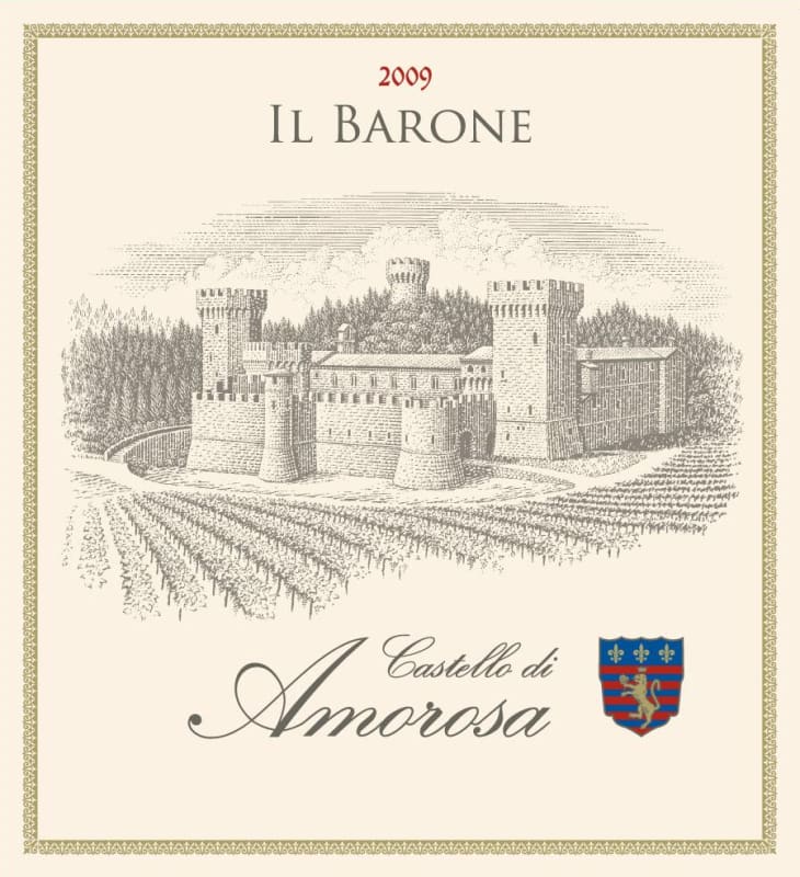 Castello di Amorosa Il Barone Reserve Cabernet Sauvignon 2009 Front Label
