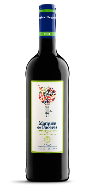 Marques de Caceres Organic Red 2015 Front Bottle Shot