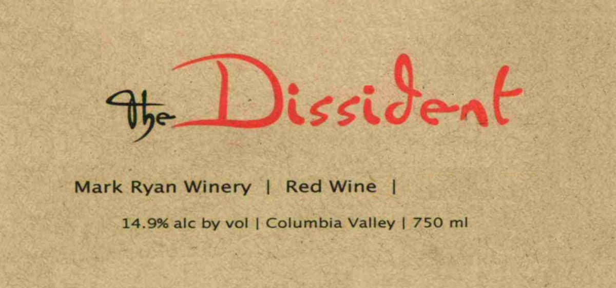 Mark Ryan The Dissident 2005 Front Label
