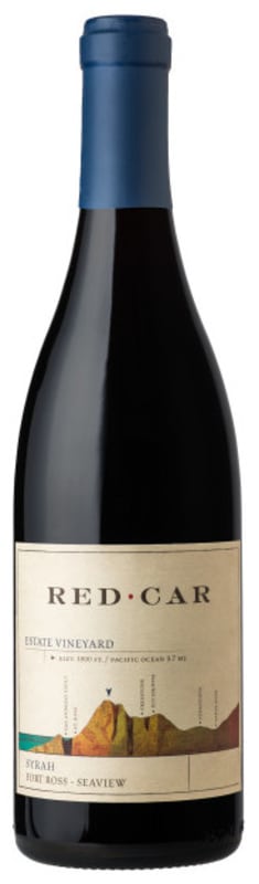 Red Car Estate Vineyard Syrah 2013 Front Bottle Shot