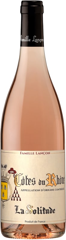 Domaine de la Solitude Cotes du Rhone Rose 2018 Front Bottle Shot