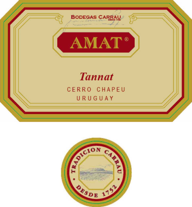 Bodegas Carrau Amat Tannat 2011 Front Label