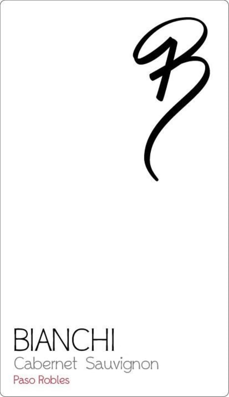 Bianchi Vineyards Cabernet Sauvignon 2016 Front Label