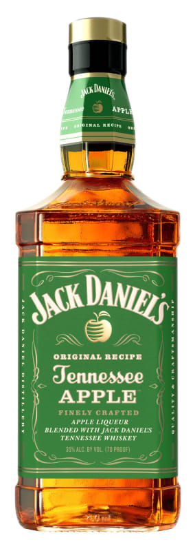 Jack Daniel's Tennessee Apple Whiskey Front Bottle Shot