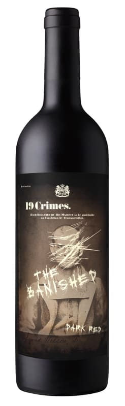 19 Crimes The Banished Dark Red 2021 Front Bottle Shot
