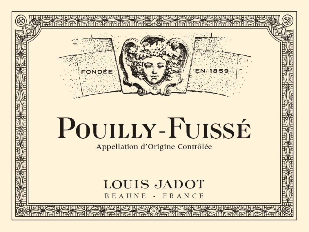 Louis Jadot Pouilly-Fuisse (375ML half-bottle) 2021 Front Label