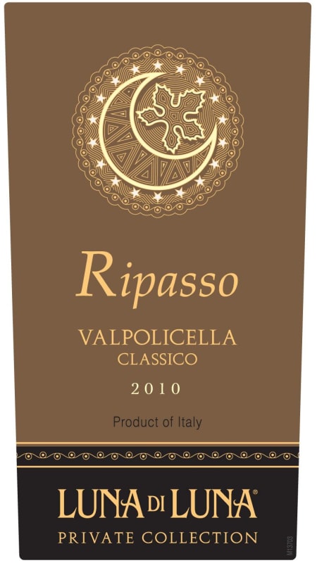 Luna di Luna Ripasso Valpolicella Classico 2010 Front Label