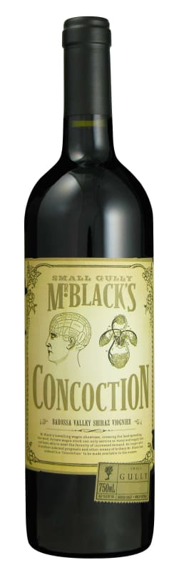 Small Gully Mr Black's Concoction Shiraz Viognier 2015 Front Bottle Shot