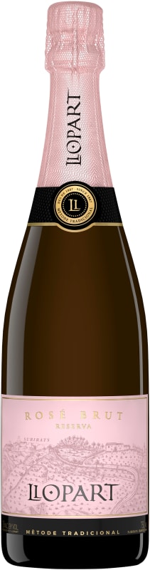 Llopart Brut Reserva Rose 2016 Front Bottle Shot