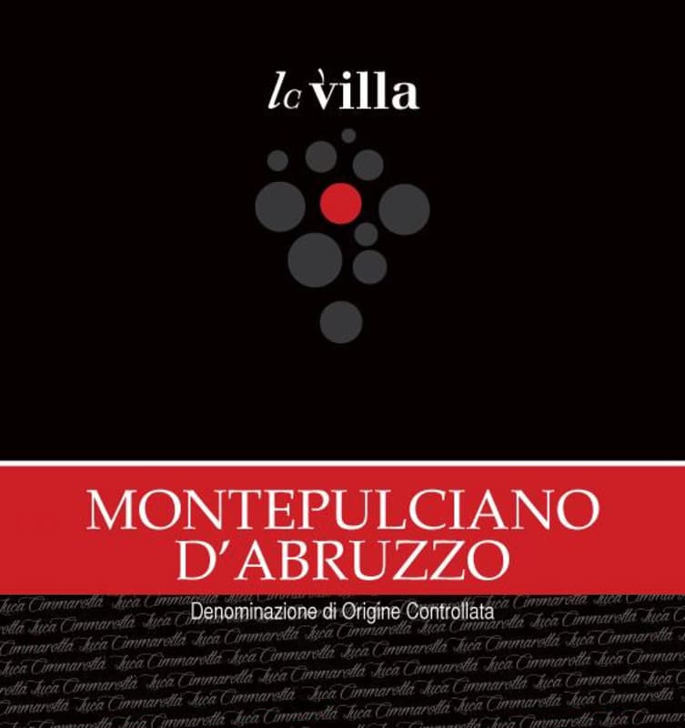 LC Villa Montepulciano d'Abruzzo 2015 Front Label