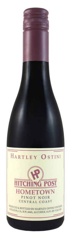 Hitching Post Hometown Pinot Noir (375ML half-bottle) 2017 Front Bottle Shot