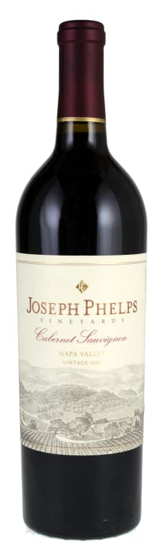 Joseph Phelps Napa Valley Cabernet Sauvignon 2002 Front Bottle Shot