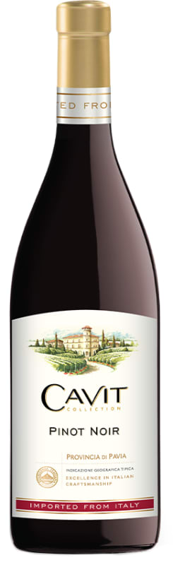 Cavit Pinot Noir 2017 Front Bottle Shot