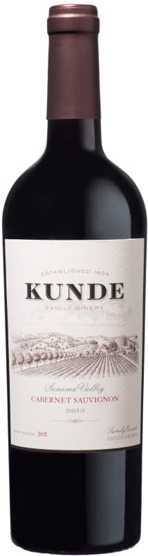 Kunde Cabernet Sauvignon 2013 Front Bottle Shot