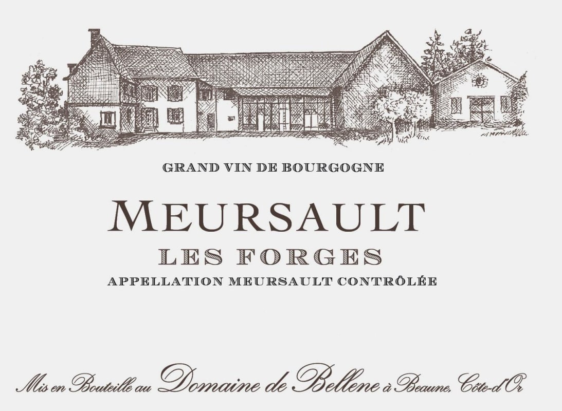 Domaine de Bellene Meursault Les Forges 2017 Front Label