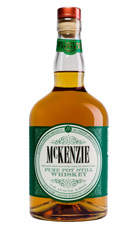 McKenzie Pure Pot Still Whiskey Front Bottle Shot