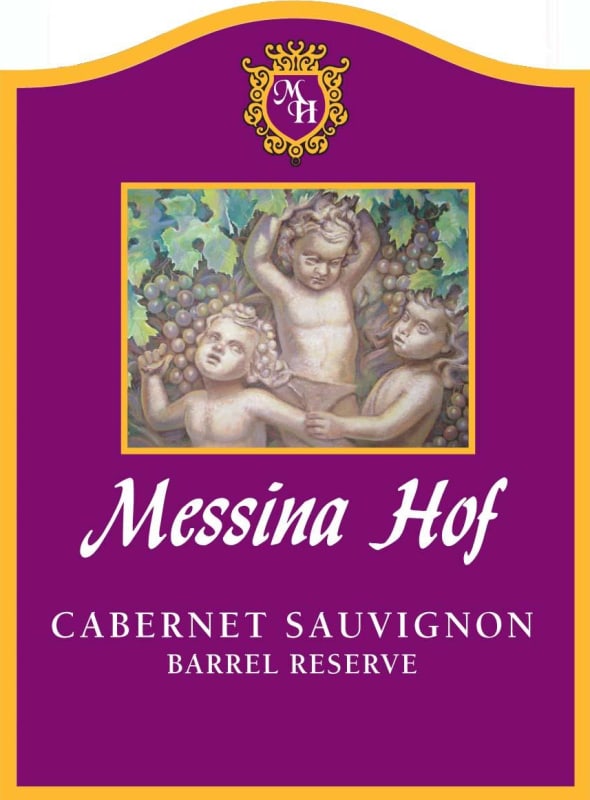 Messina Hof Barrel Reserve Cabernet Sauvignon 2017 Front Label