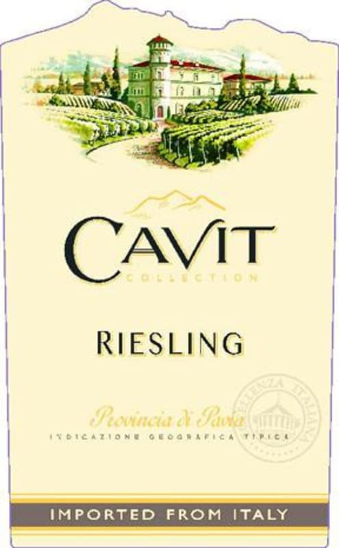 Cavit Provincia di Pavia Riesling 2013 Front Label