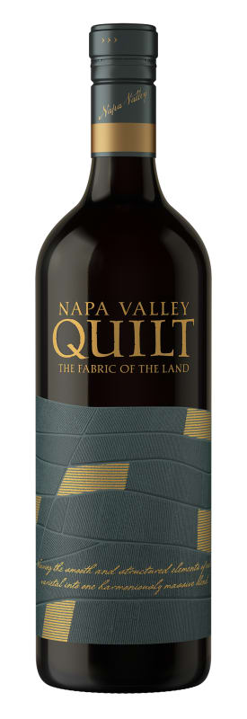 Quilt Napa Valley Fabric of the Land Red 2022 Front Bottle Shot