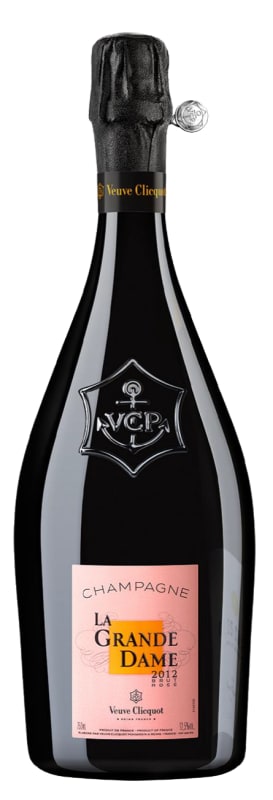 Veuve Clicquot La Grande Dame Rose 2012 Front Bottle Shot