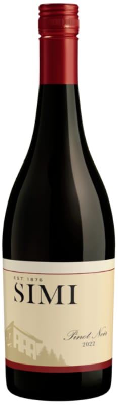 Simi California Pinot Noir 2022 Front Bottle Shot