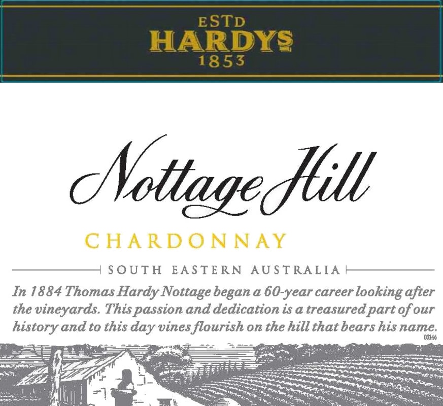 Hardys Nottage Hill Chardonnay 2011 Front Label