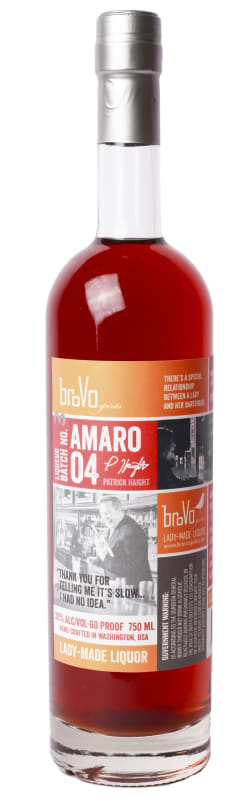 BroVo Amaro Liqueur #4 Front Bottle Shot
