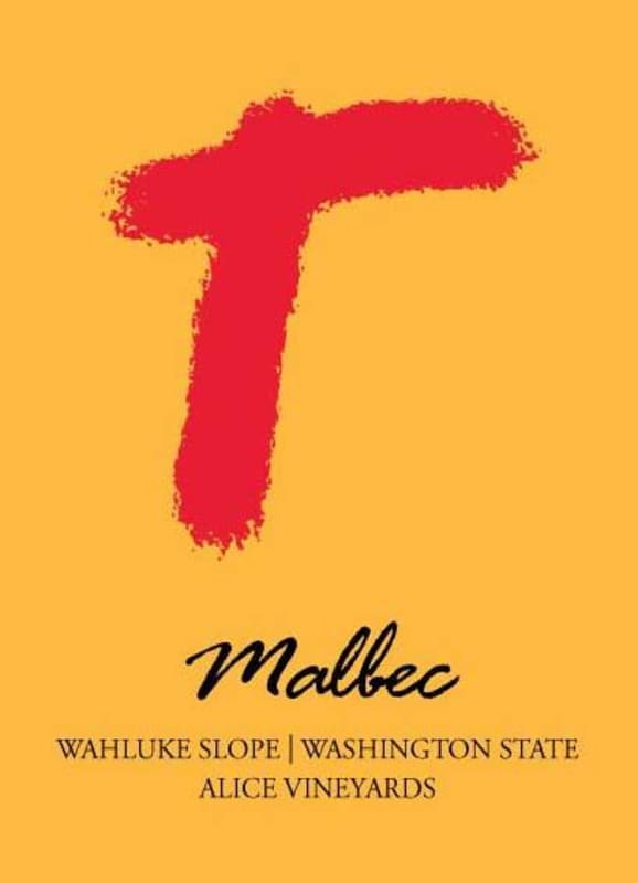 Tagaris Alice Vineyards Malbec 2014 Front Label