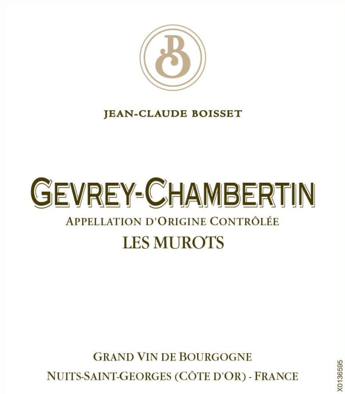 Jean-Claude Boisset Gevrey Chambertin Les Murots 2014 Front Label