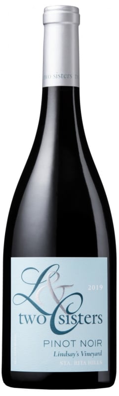 Two Sisters Lindsay's Vineyard Pinot Noir 2019 Front Bottle Shot