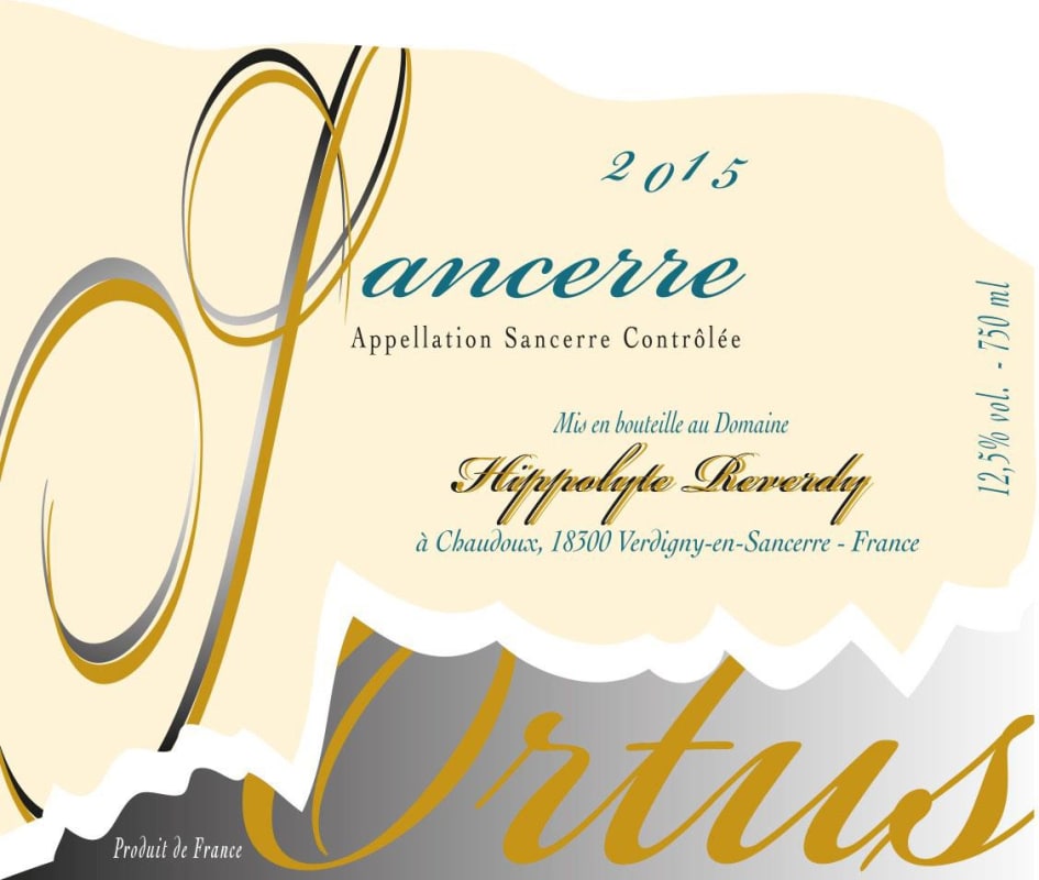 Hippolyte Reverdy Sancerre Cuvee Ortus 2015 Front Label