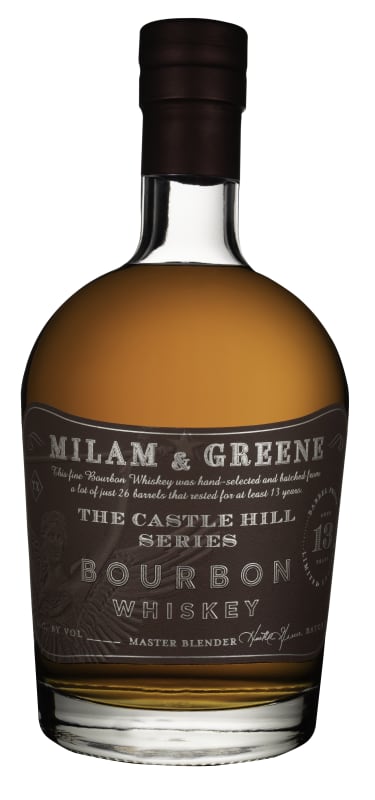 Milam & Greene The Castle Hill Series Batch #2 Bourbon Whiskey Front Bottle Shot