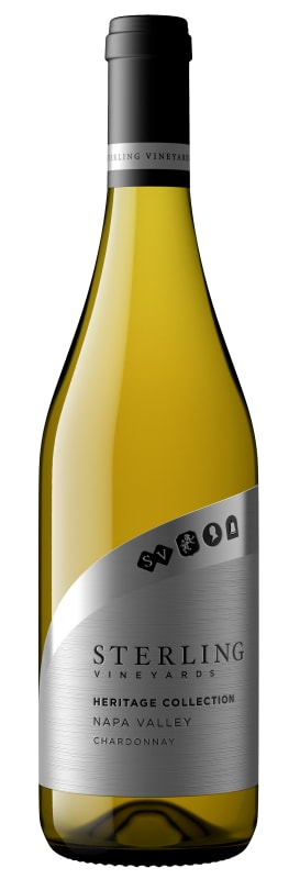 Sterling Heritage Collection Napa Chardonnay 2023 Front Bottle Shot