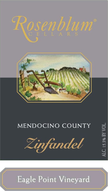 Rosenblum Cellars Eagle Point Vineyard Zinfandel 2005 Front Label