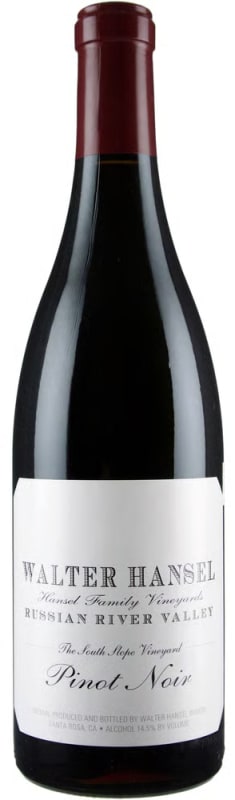 Walter Hansel The South Slope Vineyard Pinot Noir 2023 Front Bottle Shot