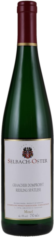 Selbach Oster Graacher Domprobst Riesling Spatlese (scuffed labels) 2007 Front Bottle Shot