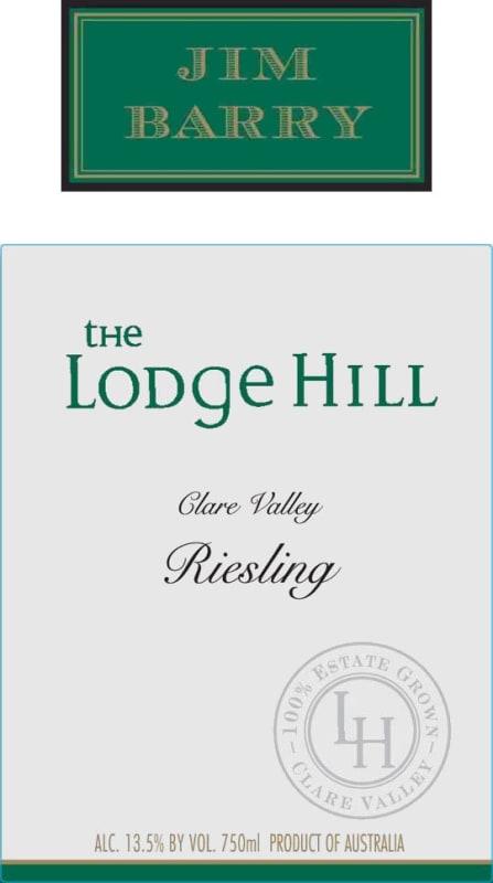 Jim Barry Lodge Hill Riesling 2011 Front Label