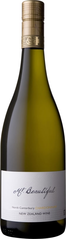 Mt. Beautiful Chardonnay 2018 Front Bottle Shot