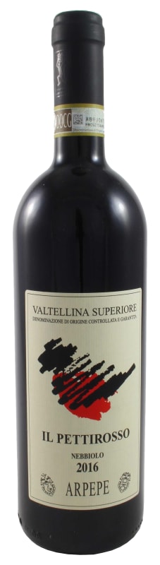 Ar. Pe. Pe. Il Pettirosso Valtellina Superiore 2016 Front Bottle Shot